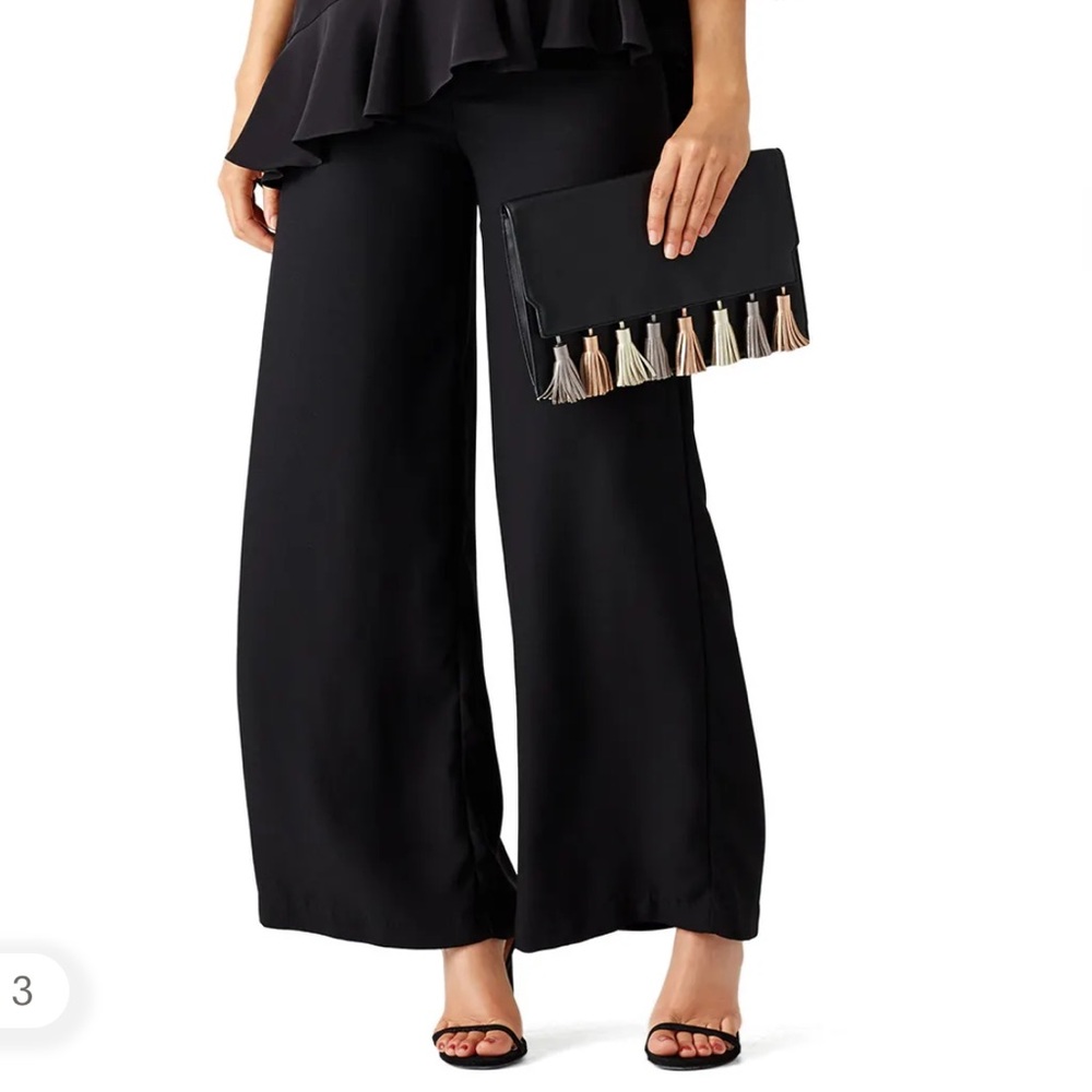 Rebecca Minkoff Black Crossbody Bag with Tassels
